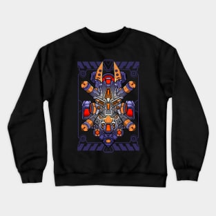 Cool looking robot head Crewneck Sweatshirt